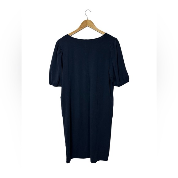 J. Jill | Knit Shift Dress | Black | Pockets Cotton Spandex | Womens Size Large - Picture 9 of 9